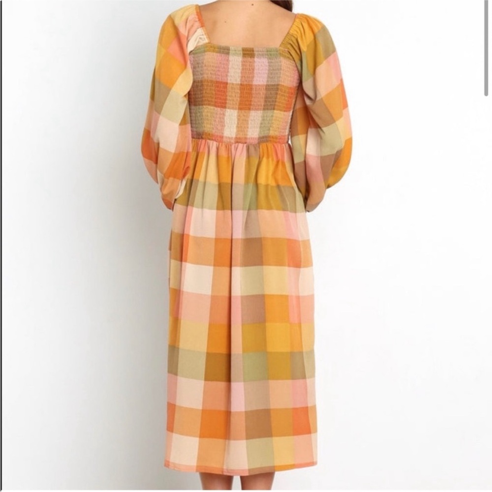 Petal + Pup Gingham/Plaid Dress - Picture 2 of 5